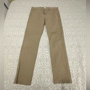 Mens 34 Skinny Fit Stretch H&M Pants Chinos khaki